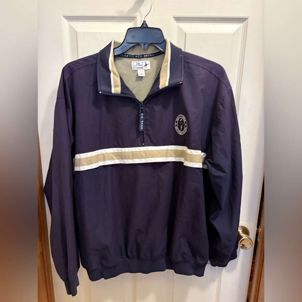 Tennis Ashworth USGA Jacket Bethpage Black 2002 US OPEN Windbreaker Vintage